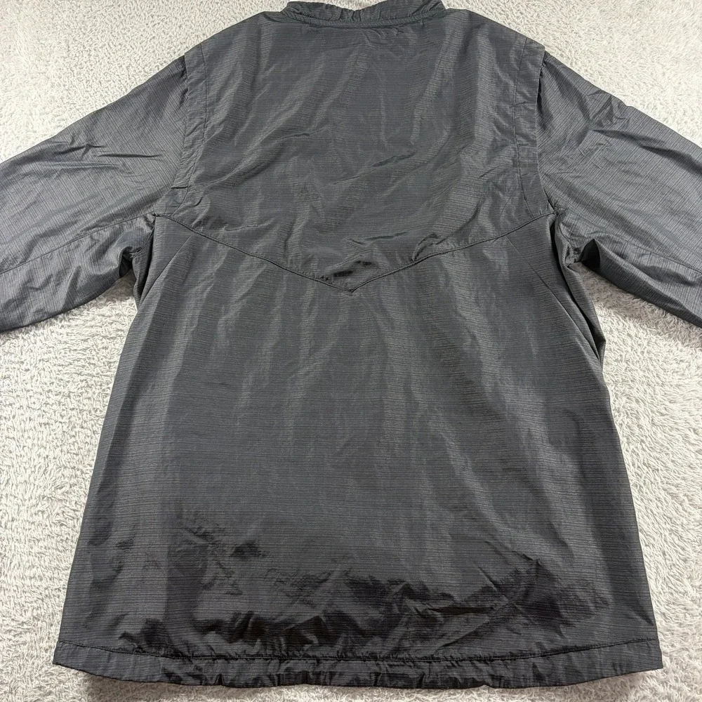 Nike Baseball Windbreaker Pull Over Mens Medium Blue Vented Lightweight Warmup